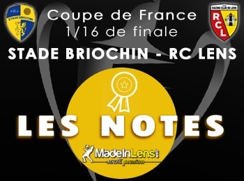 Coupe de France 16e finale Saint Brieuc RC Lens Notes