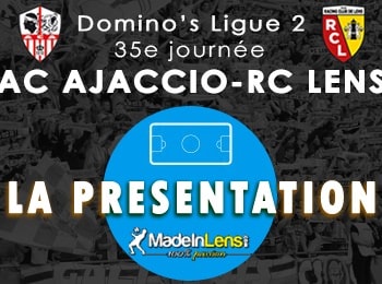 35 AC Ajaccio RC Lens presentation