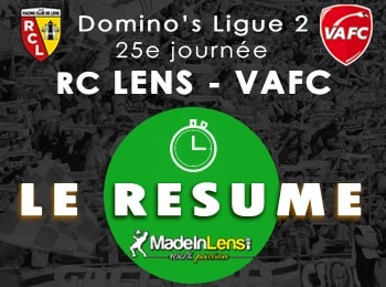 25 RC Lens Valenciennes VAFC resume