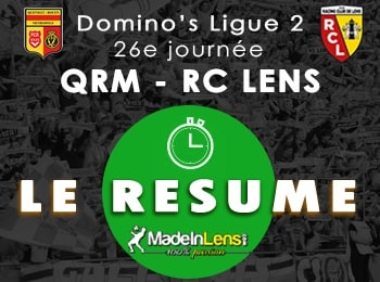 26 Quevilly Rouen Metropole RC Lens resume