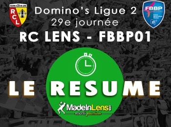 29 RC Lens Bourg en Bresse Peronnas FBBP01 resume