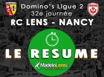 32 RC Lens AS Nancy Lorraine resume