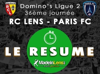 36 RC Lens Paris FC Resume