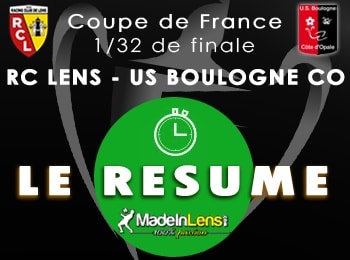 Coupe de France 32e finale RC Lens Boulogne USBCO Resume