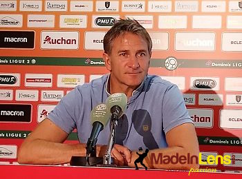 Philippe Montanier RC Lens conf