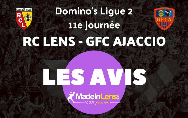 11 RC Lens GFC Ajaccio Avis