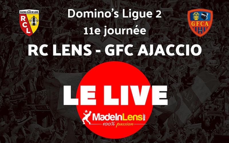 11 RC Lens GFC Ajaccio Live
