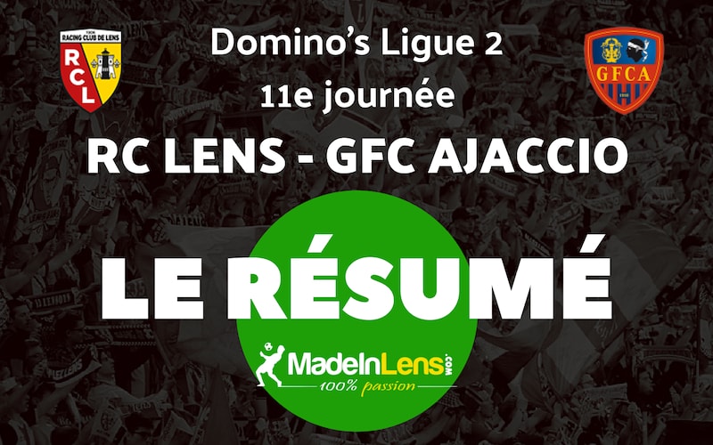 11 RC Lens GFC Ajaccio Resume