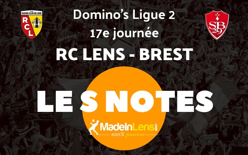17 RC Lens Brest Notes