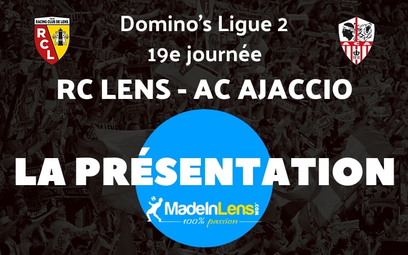 19 RC Lens AC Ajaccio Presentation