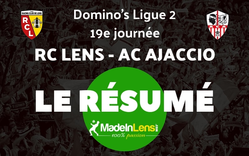 19 RC Lens AC Ajaccio Resume