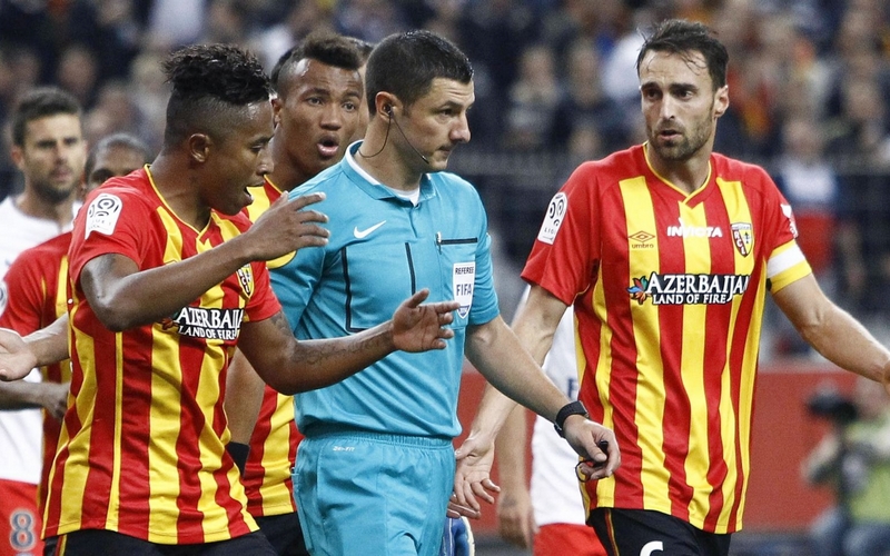 Nicolas Rainville arbitre Lens Paris