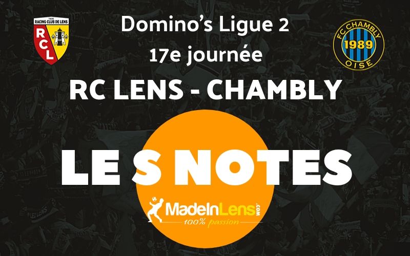 17 RC Lens Chambly Notes