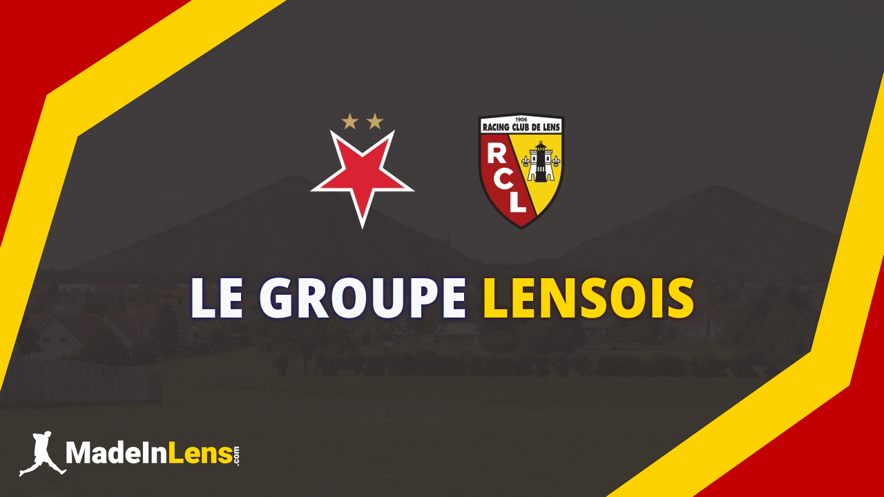 Slavia Prague - RC Lens : Le groupe lensois