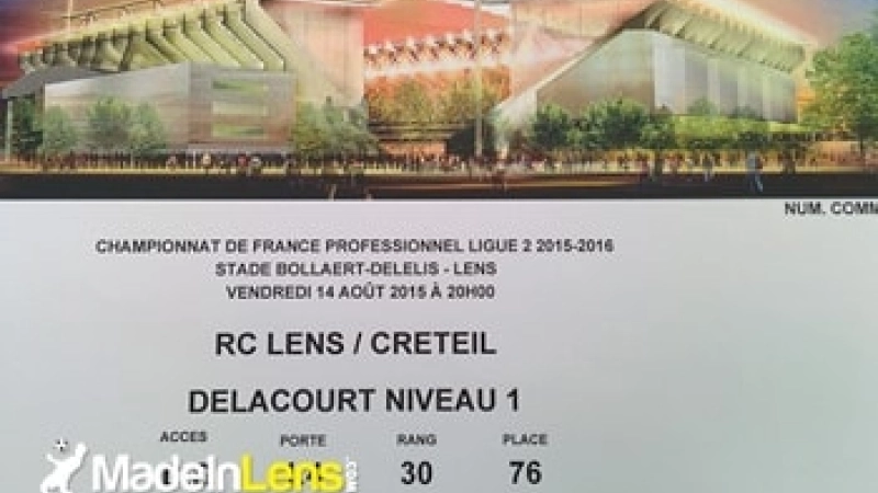 MadeInLens Lens Creteil stade Bollaert Delelis