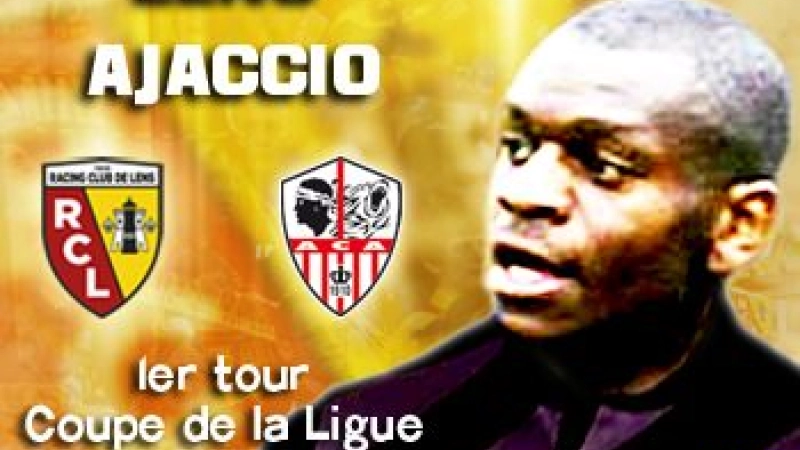 Coupe Ligue Lens Ajaccio