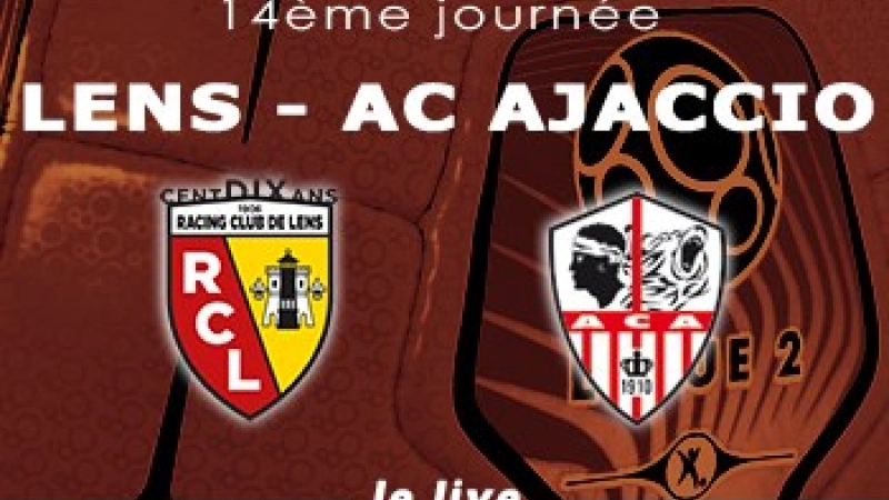 Lens Ajaccio Live