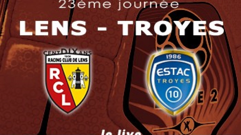 Lens ESTAC Troyes Live