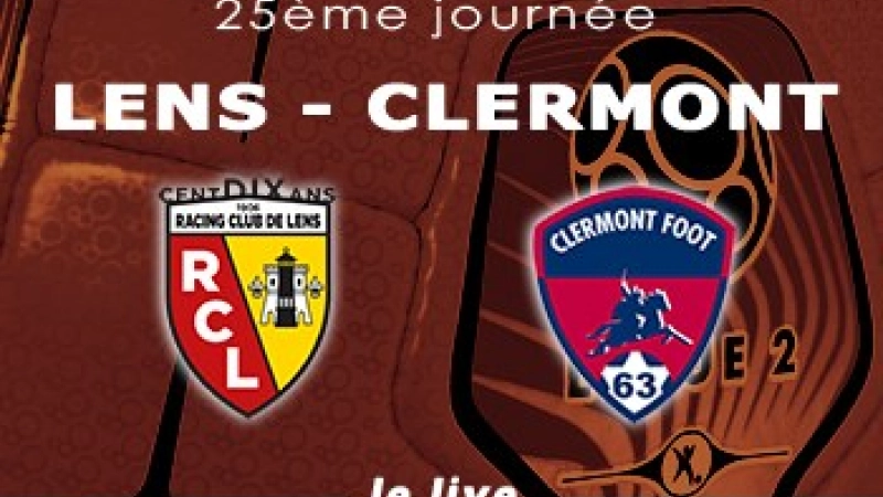 Lens Clermont Foot Auvergne Live