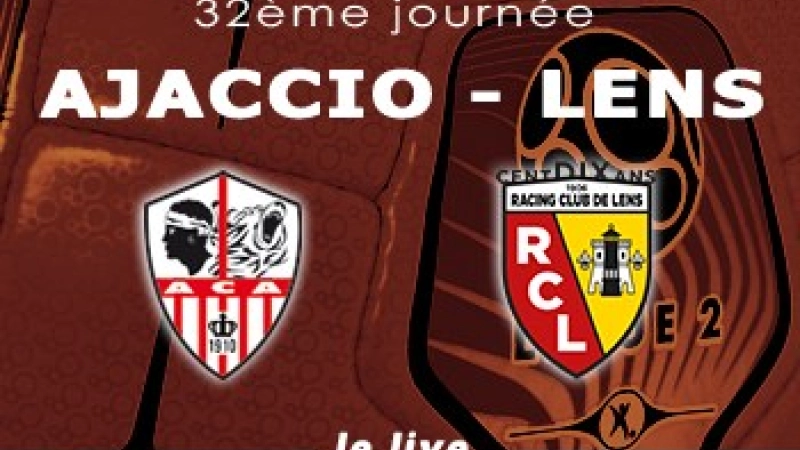 Ajaccio Lens Live