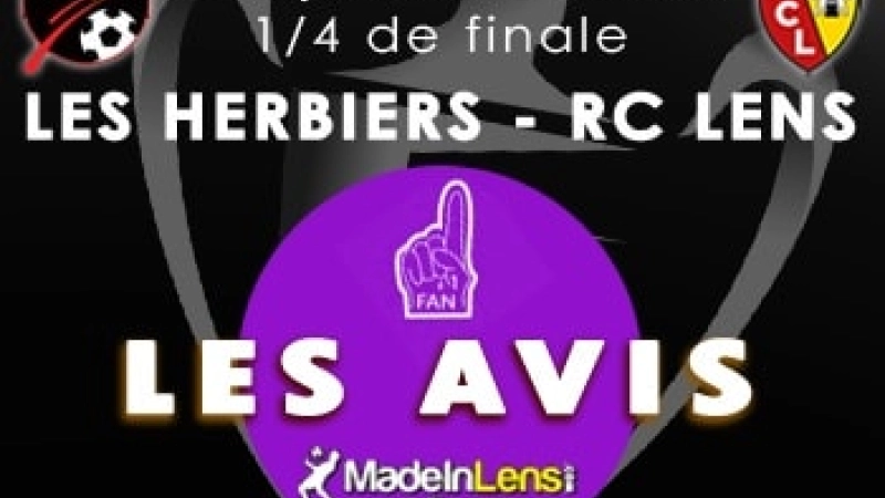 Coupe France quarts Les Herbiers Lens Avis