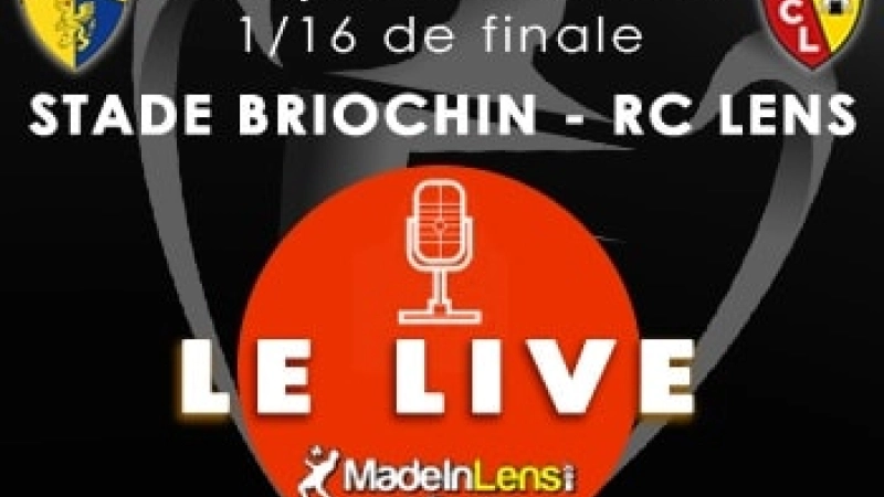Coupe France 16e finale Saint Brieuc Lens Live