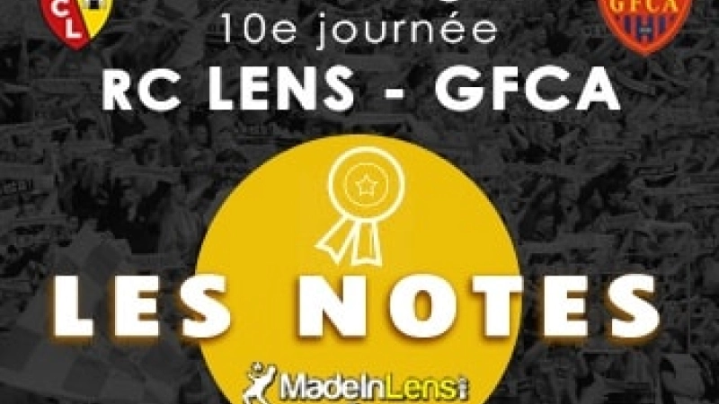 Lens GFC Ajaccio notes