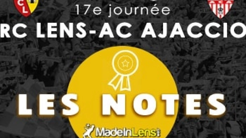Lens Ajaccio notes