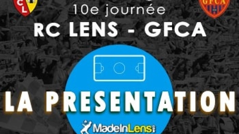 Lens GFC Ajaccio presentation