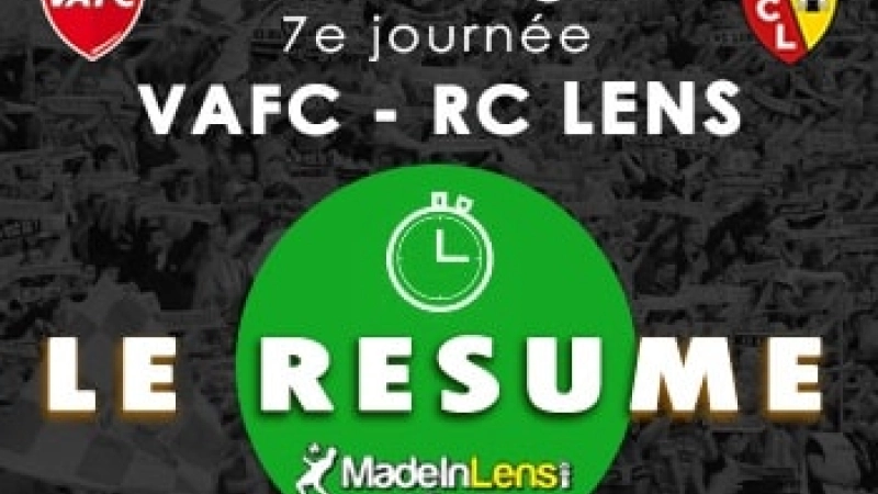 VAFC Valenciennes Lens resume