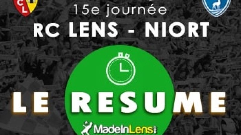 Lens Chamois Niortais Niort resume