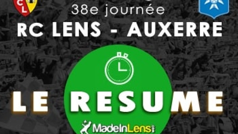 Lens Auxerre resume