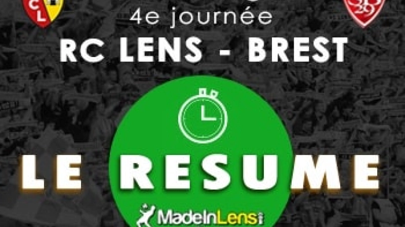 Lens Brest Stade Brestois resume