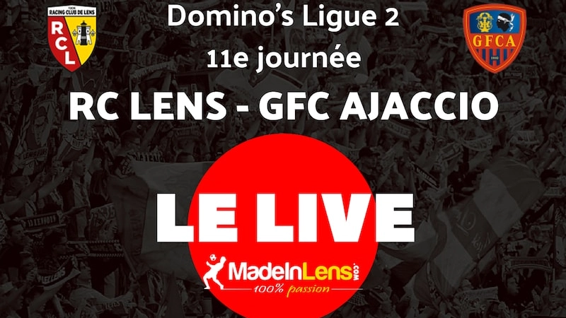 Lens GFC Ajaccio Live