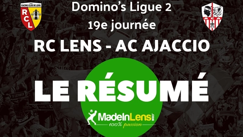 Lens Ajaccio Resume