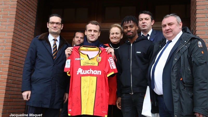 Emmanuel Macron Jacqueline Maquet Lens