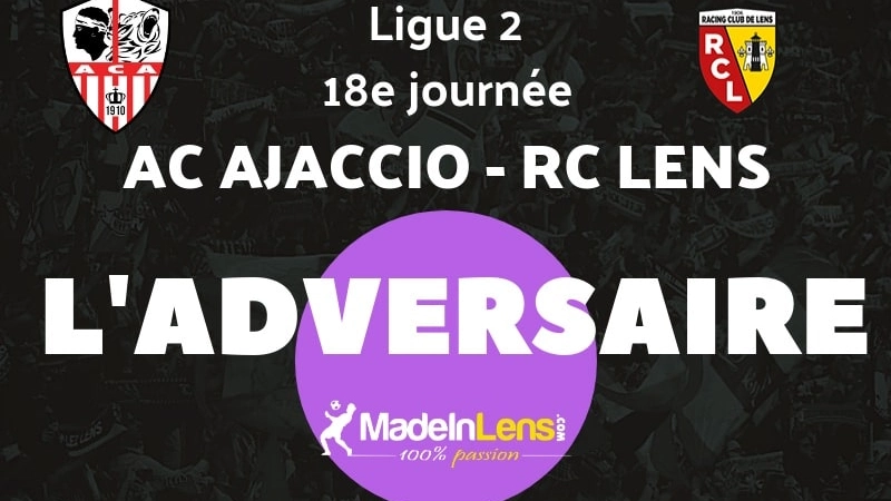 Ajaccio Lens adversaire