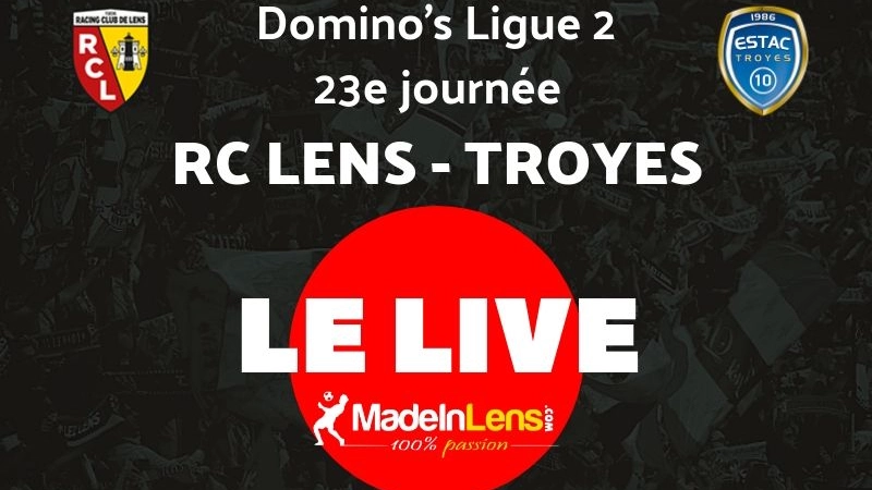 Lens ESTAC Troyes Live