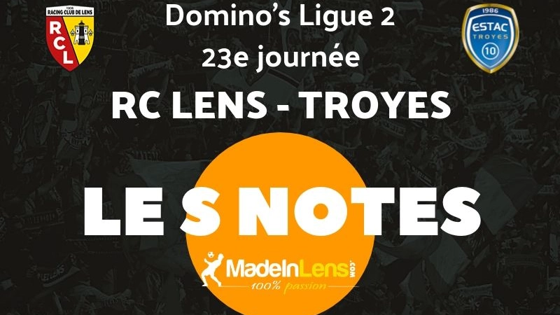   Lens ESTAC Troyes Notes