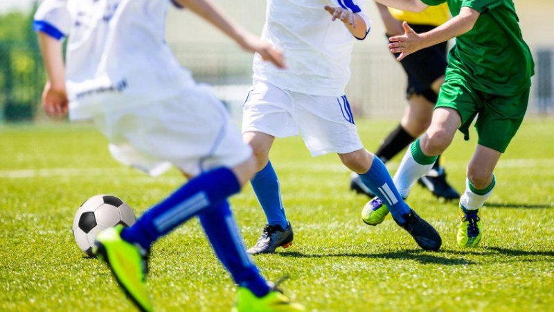Jeunes joueurs foot
