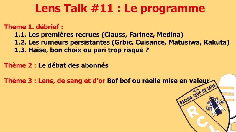 Lens Talk