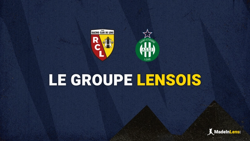Lens - Saint-Etienne : groupe lensois