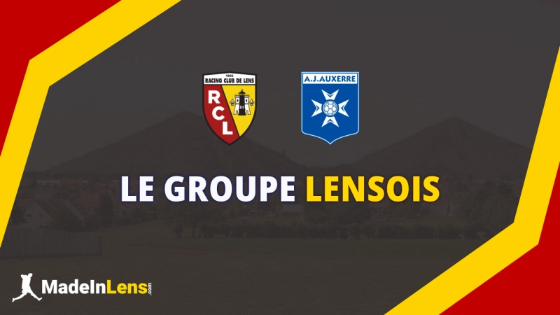 Lens - Auxerre : groupe lensois