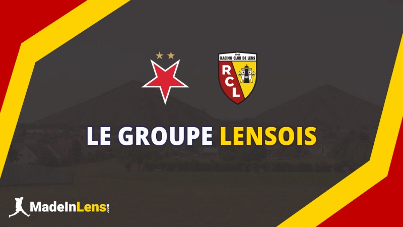 Slavia Prague - Lens : groupe lensois