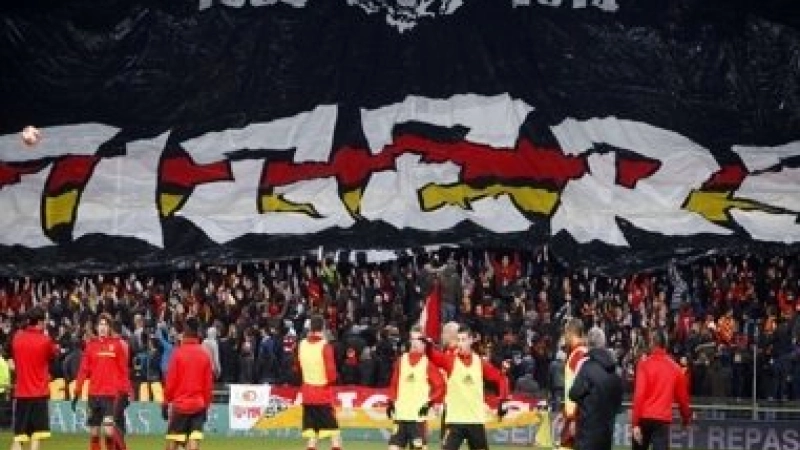 Red Tigers anniversaire tifo