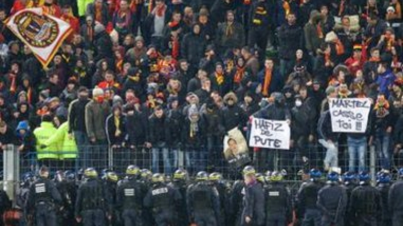 Stade Malherbe Caen Lens supporters lensois