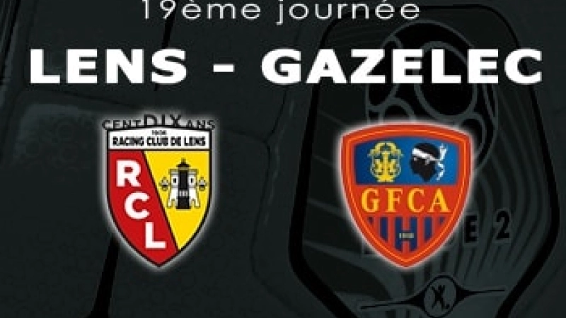 Lens Gazelec GFC Ajaccio
