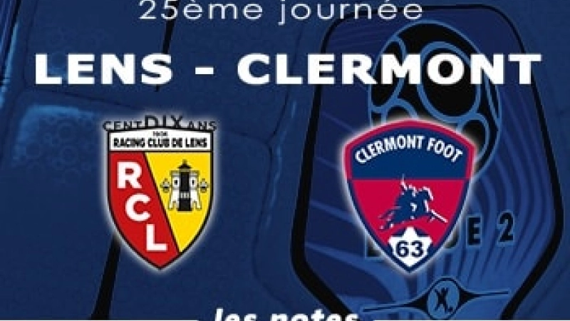 Lens Clermont Foot Auvergne Notes