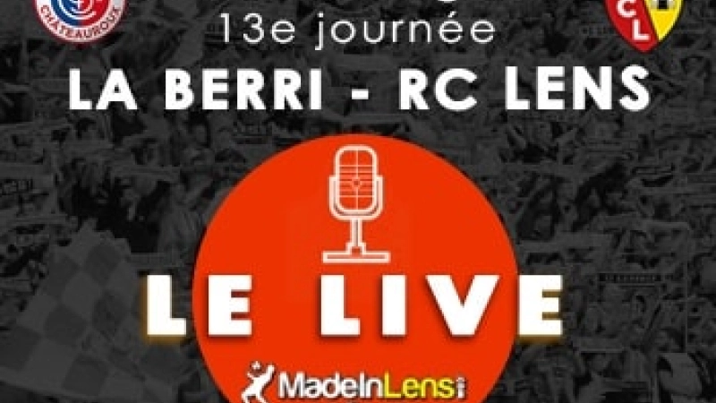 Berrichonne Chateauroux Lens live