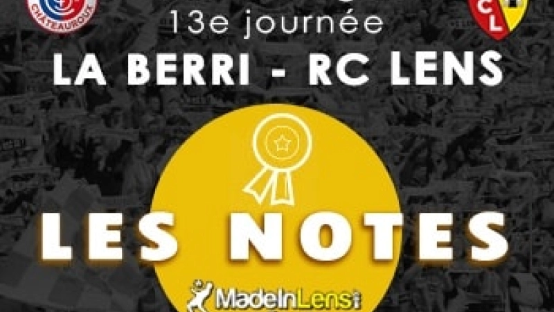 Berrichonne Chateauroux Lens notes